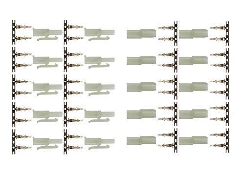 marfitec © 10 Paar (20 Stück) T135 Steckverbinder kompatibel mit Tamiya (Stecker/Buchse) zum crimpen von marfitec