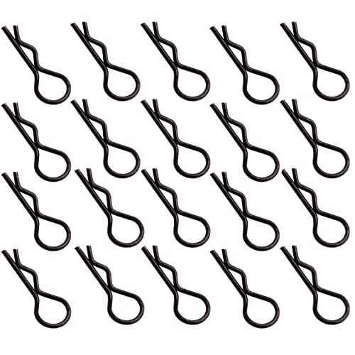 marfitec 20 Stück Karosserieklammern 1:8 R Splinte 30 mm - schwarz marfitec 20 Stück Karosserieklammern 1:8 R Splinte 30 mm - schwarz von marfitec