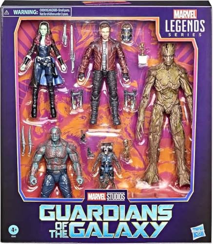 Marvel Legends Guardians of the Galaxy Actionfiguren-Set 15,2 cm – Guardians Multipack von Marvel