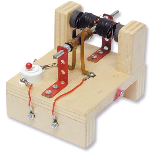matches21 HOME & HOBBY Elektromotor DIY Holz Bastelset für Kinder ab 13 Jahren mit Dauermagnet Bausatz von matches21 HOME & HOBBY