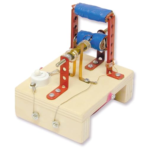 matches21 HOME & HOBBY Elektromotor DIY Holz Bastelset für Kinder ab 13 Jahren mit Elektromagnet von matches21 HOME & HOBBY