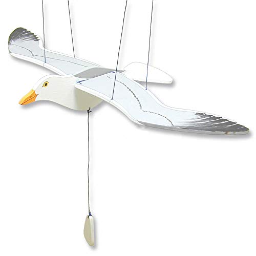 matches21 Fliegender Vogel Mobile mit Flügelbewegung als Holz Bausatz Bastelset Werkset f. Kinder ab 10 Jahren von matches21 HOME & HOBBY
