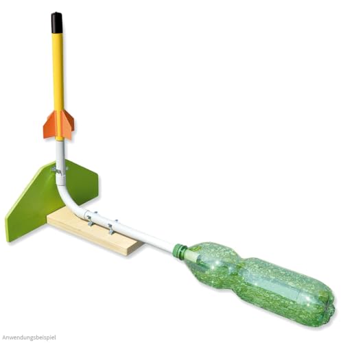 matches21 HOME & HOBBY Luftdruck Rakete DIY Holz Bastelset für Kinder ab 12 Jahren Experimentier-Bausatz von matches21 HOME & HOBBY