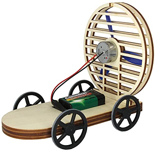 matches21 HOME & HOBBY Stormcar Propeller & Batterie DIY Holz Bastelset für Kinder ab 10 Jahren Technik-Bausatz von matches21 HOME & HOBBY