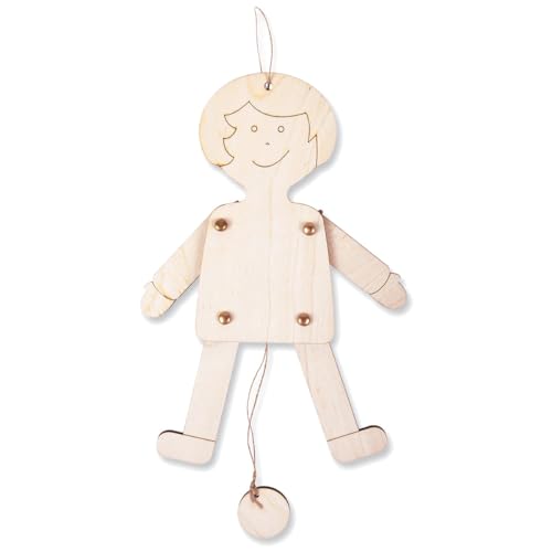 matches21 HOME & HOBBY Hampelmann DIY Holz Bastelset für Kinder ab 5 Jahren als Holzhampelkind Bausatz matches21 HOME & HOBBY Hampelmann DIY Holz Bastelset für Kinder ab 5 Jahren als Holzhampelkind Bausatz von matches21 HOME & HOBBY