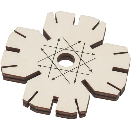 matches21 HOME & HOBBY Knüpfblüte DIY Holz Bastelset für Kinder ab 6 Jahren Kreativ-Bausatz von matches21 HOME & HOBBY