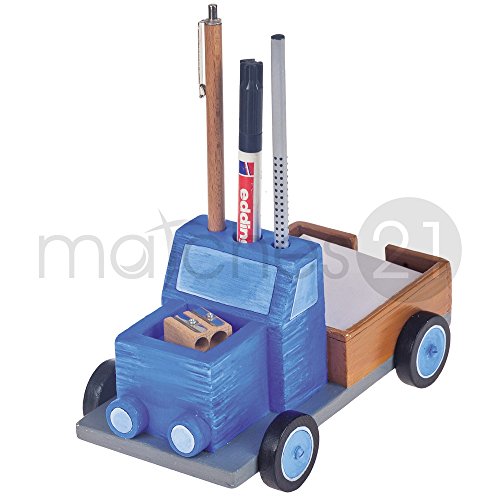 matches21 Notiz-Express in Form eines Holzautos Bausatz Laubsägevorlage für Kinder ab 10 Jahren von matches21 HOME & HOBBY