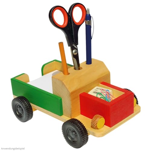 matches21 Notizblockhalter & Stiftehalter LKW Holz Bausatz f. Kinder Werkset Bastelset ab 10 Jahren matches21 Notizblockhalter & Stiftehalter LKW Holz Bausatz f. Kinder Werkset Bastelset ab 10 Jahren von matches21 HOME & HOBBY