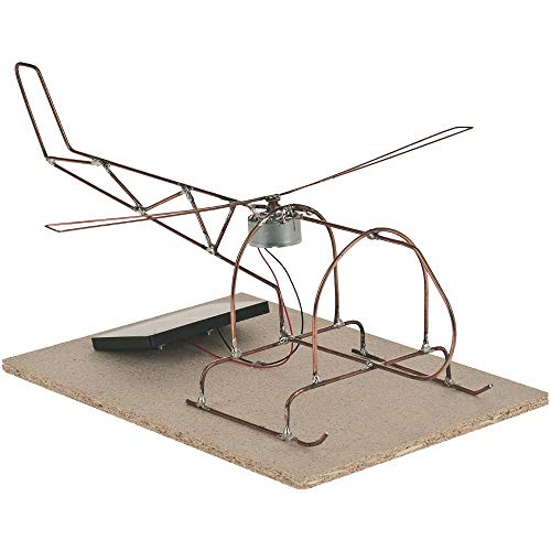 matches21 HOME & HOBBY Solar Hubschrauber DIY Holz Bastelset für Kinder ab 12 Jahren inkl. Solarzelle von matches21 HOME & HOBBY