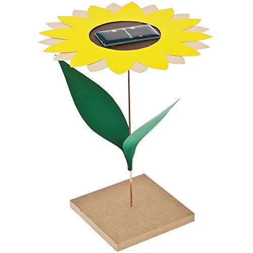 matches21 HOME & HOBBY Solar-Sonnenblume DIY Bausatz für Kinder ab 9 Jahren mit Solarenergie von matches21 HOME & HOBBY