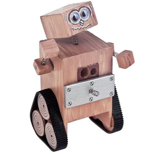 matches21 HOME & HOBBY Spitz-Roboter DIY Holz Bastelset für Kinder ab 12 Jahren Bausatz von matches21 HOME & HOBBY