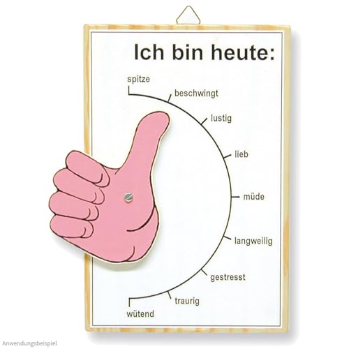 matches21 HOME & HOBBY Stimmungsbarometer DIY Holz Bastelset für Kinder ab 10 Jahren für Gute & schlechte Laune von matches21 HOME & HOBBY