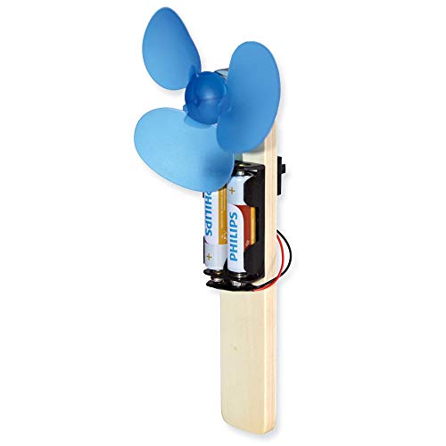 matches21 HOME & HOBBY Ventilator DIY Holz Bastelset für Kinder ab 10 Jahren Elektro-Bausatz mit Batterie matches21 HOME & HOBBY Ventilator DIY Holz Bastelset für Kinder ab 10 Jahren Elektro-Bausatz mit Batterie von matches21 HOME & HOBBY