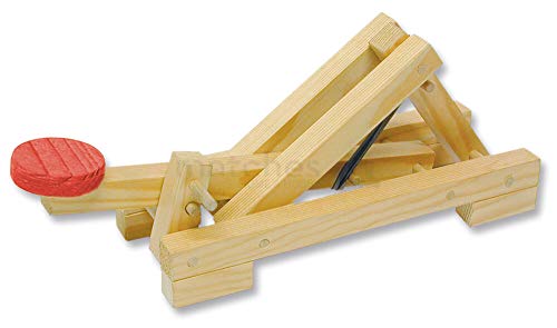 Wikinger Katapult DIY Holz Bastelset für Kinder ab 12 Jahren Schleuder Belagerungswaffe Bausatz von matches21 HOME & HOBBY