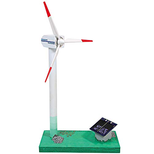 matches21 Windgenerator mit Solarantrieb Solar Bausatz Werkset für Kinder und Jugendliche von matches21 HOME & HOBBY