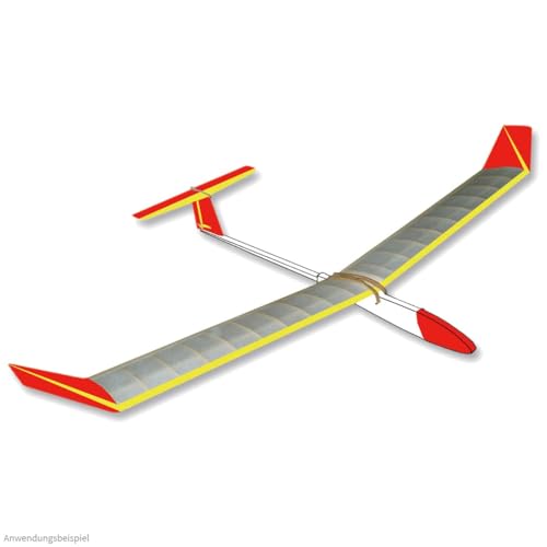 matches21 HOME & HOBBY XXL Segelflieger DIY Holz Bastelset für Kinder ab 13 Jahren großer Gleiter Segler ca. 120 cm Bausatz von matches21 HOME & HOBBY