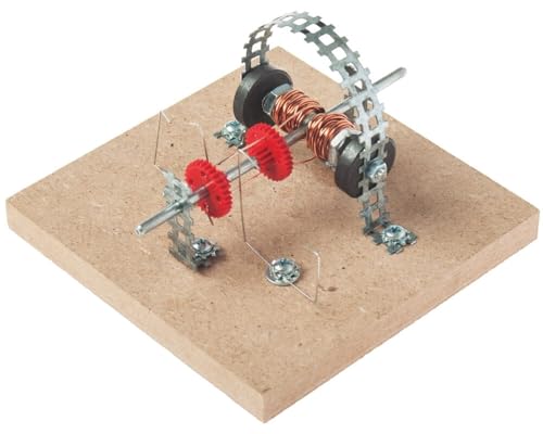 matches21 HOME & HOBBY Einfacher Elektromotor DIY Holz Bastelset für Kinder ab 12 Jahren Funktionsmodell Motor Bausatz von matches21 HOME & HOBBY