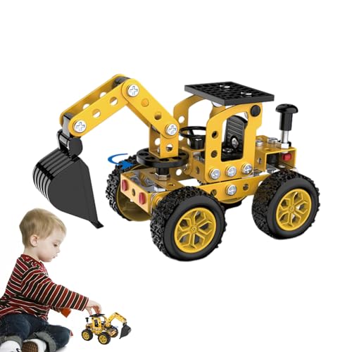mawma Mini-Technikspielzeug, zerlegbares Konstruktionsspielzeug | 6 Arten von Fahrzeugspielzeugblöcken - Lernspielzeug zum Bauen, Aktivitäten, Spielgeschenk für Mint-Lernen, zerlegbares von mawma