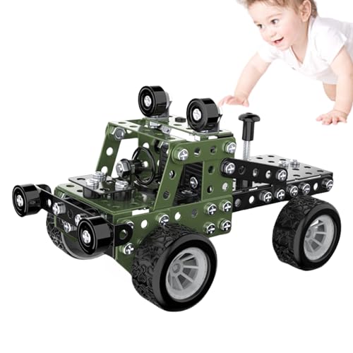 mawma Zerlegbares Konstruktionsspielzeug, zerlegbares Spielzeugfahrzeug - 3 Arten DIY Baufahrzeuge Bausteine | Lernspielzeug zum Bauen, Aktivitäten, Spielgeschenk für Mint-Lernen, zerlegbares von mawma