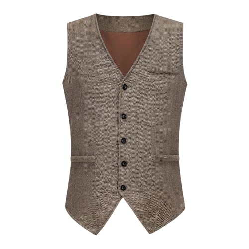 maxToonrain Morseanzug für Erwachsene, Sherlock-Holmes-Kostüm, Halloween, Cospaly, Outfi, 7-teilig (Hellbraun, M) von maxToonrain