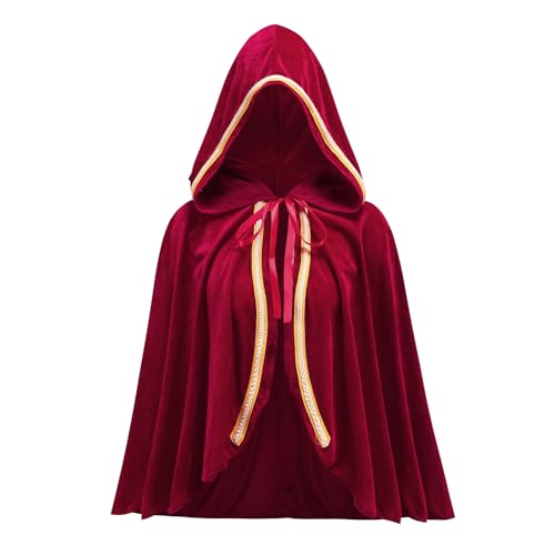 maxToonrain Rotkäppchen-Kostüm, Märchenfigur, Weltbuchtag, Kostüm für Damen, Halloween, Spitze, Dunkelrot, 65 cm maxToonrain Rotkäppchen-Kostüm, Märchenfigur, Weltbuchtag, Kostüm für Damen, Halloween, Spitze, Dunkelrot, 65 cm von maxToonrain