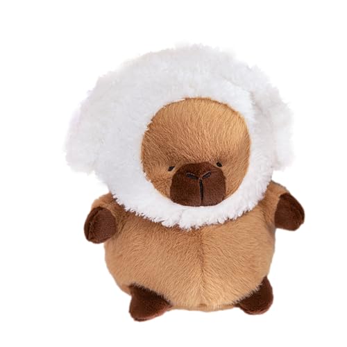 maxal Capibara-Plüschtier, weiches Capibara-Kissen mit Baumwollfüllung, niedliches Riesen-Kapbara, widerstandsfähig, bequemes Kissen für Kinder, Geschenk für Kinder von maxal