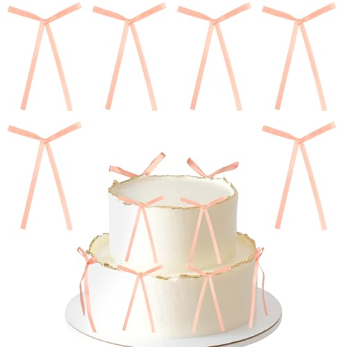 30 Stück rotgoldene Schleifen, Kuchendekoration, Roségoldschleifen, Dekorationen für Geburtstag, Hochzeit, Babyparty, Luftballons, Blumensträuße, Schleife zum Verpacken von Geschenken 30 Stück rotgoldene Schleifen, Kuchendekoration, Roségoldschleifen, Dekorationen für Geburtstag, Hochzeit, Babyparty, Luftballons, Blumensträuße, Schleife zum Verpacken von Geschenken von mciskin