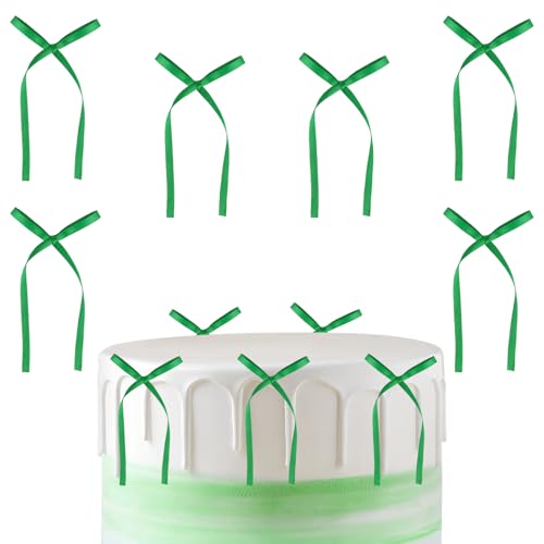 30 grüne Schleifen, Kuchendekoration, grüne Schleifen, Kuchendekorationen für Geburtstag, Hochzeit, Jahrestag, Babyparty, Kuchendekorationen, grüne Schleifen für Geschenkverpackungen, 30 grüne Schleifen, Kuchendekoration, grüne Schleifen, Kuchendekorationen für Geburtstag, Hochzeit, Jahrestag, Babyparty, Kuchendekorationen, grüne Schleifen für Geschenkverpackungen, von mciskin