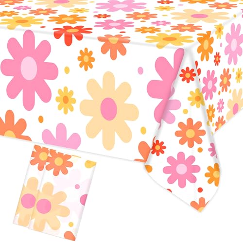 Kindergeburtstag Mottoparty-Tischdecke-Set, Spielzeug-Tischdecke, Seidenplatte für Party-Dekoration, Geschichte, Geburtstagsparty-Zubehör für Jungen und Mädchen (Daisy) von mciskin