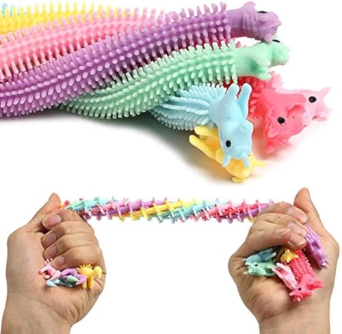 mciskin Bunte sensorische Fidget Stretch Spielzeug hilft reduzieren Zappeln durch Stress und Angst,Einhorn Stretchy String Spielzeug,Zappeln Spielzeug entlastet Stress Reducer von mciskin