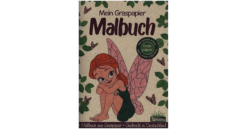 Buch - Malbuch Graspapier - Feen von media Verlagsgesellschaft