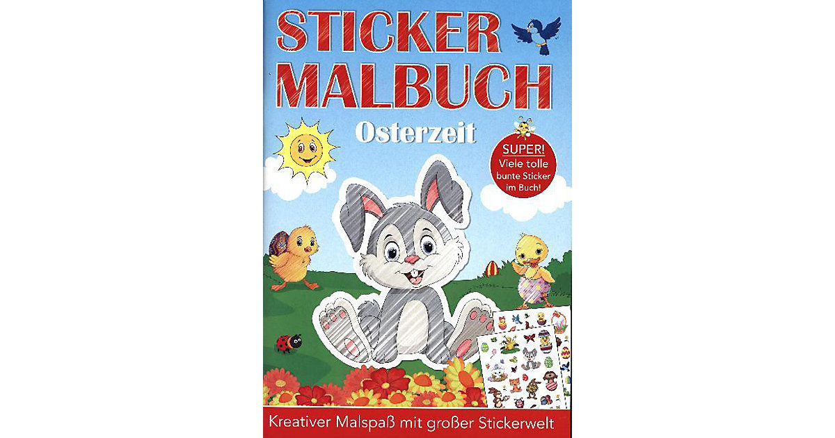 Buch - Sticker Malbuch Osterzeit Buch - Sticker Malbuch Osterzeit von media Verlagsgesellschaft