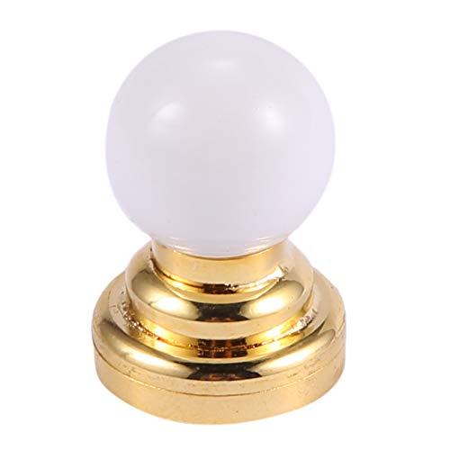 melairo 1:12 Puppenhaus Miniatur Globus WeißE Decke LED Licht Beleuchtung Lampe mit Batterie von melairo