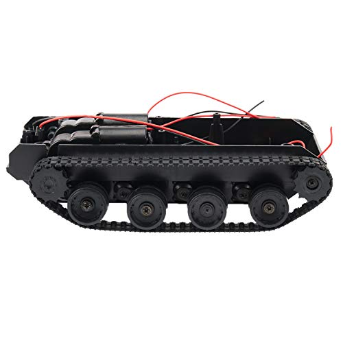 melairo Rc Tank Smart Roboter Tank Auto Chassis Kit Gummiraupenkette für 130 Motor DIY Roboter Spielzeug für Kinder von melairo
