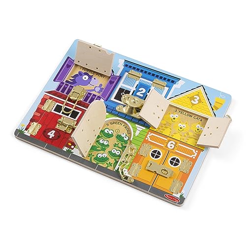 Melissa & Doug Latches Board Frustration-Free Packaging Skill Builders Toy von melissa & doug