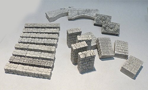 menta-modellbau Burgwand-Set, Burgbausteine Burg Bauen menta-modellbau Burgwand-Set, Burgbausteine Burg Bauen von menta-modellbau