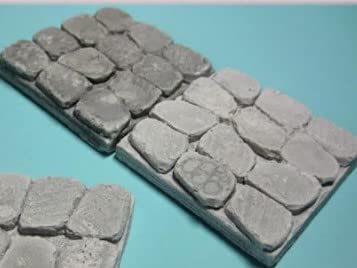 menta-modellbau Pflaster-Quadrate, 10 Stck, Ruinen-Bodenfliessen je 5 x 5 cm menta-modellbau Pflaster-Quadrate, 10 Stck, Ruinen-Bodenfliessen je 5 x 5 cm von menta-modellbau