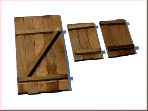 menta-modellbau Türe u. 2 Fensterladen Berghütte, Krippenmaterial, Krippenbau, Krippenzubehör menta-modellbau Türe u. 2 Fensterladen Berghütte, Krippenmaterial, Krippenbau, Krippenzubehör von menta-modellbau