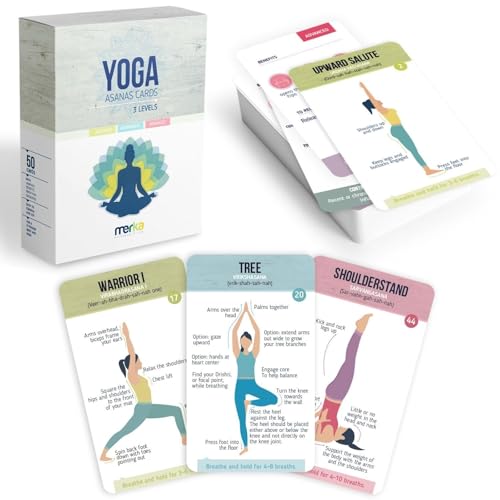 merka Yoga Pose Flashcards Ihr ultimatives Yoga-Zubehör für Anfänger und Meister, ein Kartenspiel mit 50 Yogakarten für Männer, Frauen und Kinder; Leitfaden zu den grundlegenden Haltungen und Abläufen merka Yoga Pose Flashcards Ihr ultimatives Yoga-Zubehör für Anfänger und Meister, ein Kartenspiel mit 50 Yogakarten für Männer, Frauen und Kinder; Leitfaden zu den grundlegenden Haltungen und Abläufen von merka