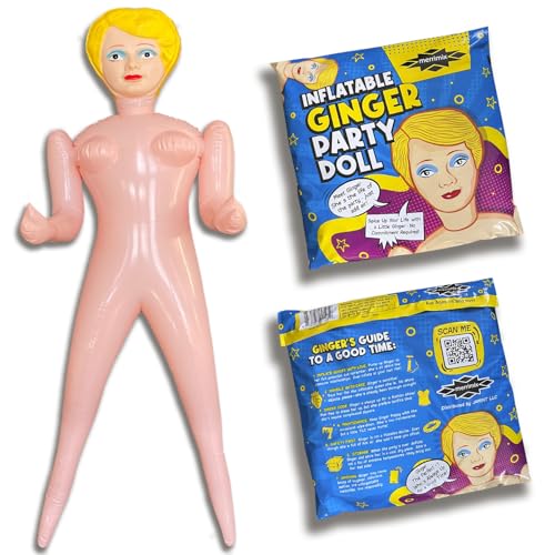 Merrimix Aufblasbare Ginger Aufblasbare Puppe Gag Geschenke für Männer, Junggesellenabschiedsgeschenke und Dekorationen für Party – Lustige Junggesellinnenabschiedsgeschenke für Erwachsene / mit Merrimix Aufblasbare Ginger Aufblasbare Puppe Gag Geschenke für Männer, Junggesellenabschiedsgeschenke und Dekorationen für Party – Lustige Junggesellinnenabschiedsgeschenke für Erwachsene / mit von merrimix