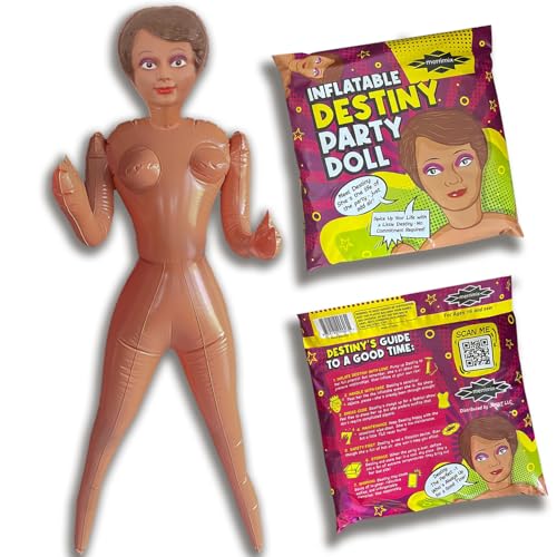 merrimix - Destiny Aufblasbare Blaspuppe Gag Geschenke für Männer, Junggesellenabschied Gastgeschenke und Dekorationen - Lustige Junggesellinnenabschiede Geschenke für Erwachsene Verpackung merrimix - Destiny Aufblasbare Blaspuppe Gag Geschenke für Männer, Junggesellenabschied Gastgeschenke und Dekorationen - Lustige Junggesellinnenabschiede Geschenke für Erwachsene Verpackung von merrimix