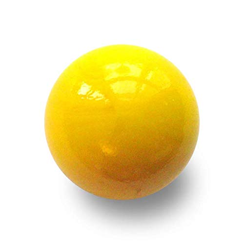 MeineMurmeln - 4 Kugeln Gelbe Perle 25 mm GlasMurmeln von mesbilles
