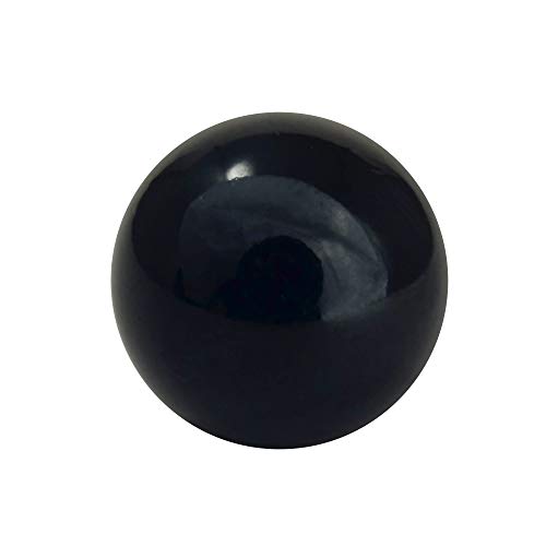mesbilles MeineMurmeln - 20 Kleine Murmeln Schwarze Perle GlasMurmeln 14 mm von mesbilles