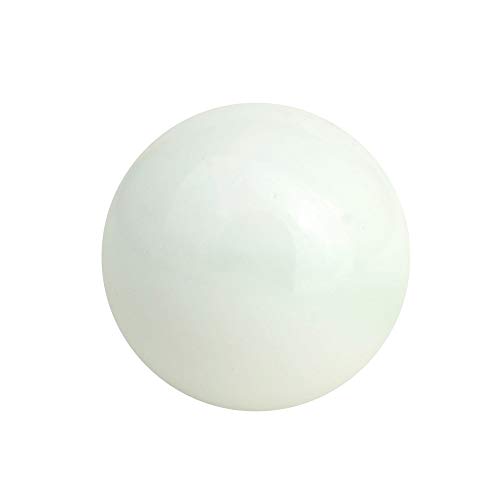 mesbilles MeineMurmeln - 20 Kleine Murmeln Weiße Perle GlasMurmeln 14 mm von mesbilles