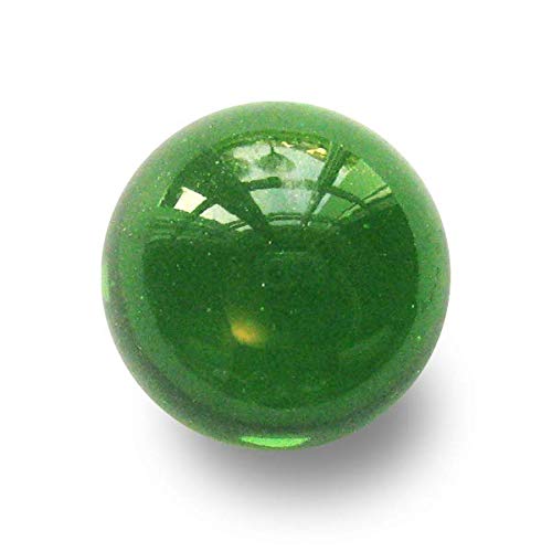 mesbilles MeineMurmeln - 4 Kugeln Grüne Lupe 25 mm GlasMurmeln von mesbilles