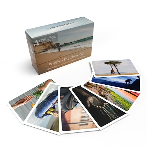 metaFox - Coaching Karten - Bildkarten Set zum Thema Positive Psychologie - Impulskarten für Coaching, Therapie & Workshops - Motivationskarten zur Reflexion, als Coaching Tools & Therapie Tools metaFox - Coaching Karten - Bildkarten Set zum Thema Positive Psychologie - Impulskarten für Coaching, Therapie & Workshops - Motivationskarten zur Reflexion, als Coaching Tools & Therapie Tools von metaFox