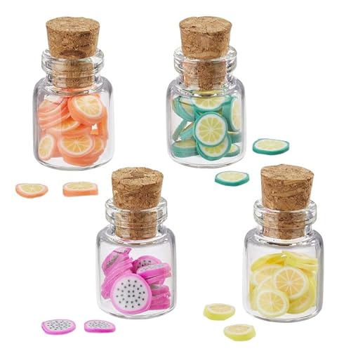 Miniaturen für Puppenhäuser und Wichtelstuben oder Geschenkgutscheine · DIY Miniwelt · Gläser mit Früchten 4er Set von miamiXa