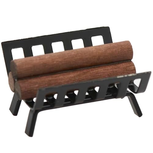 Miniaturen für Puppenhäuser und Wichtelstuben oder Geschenkgutscheine · DIY Miniwelt · Kaminholz-Halter 3,2x2,8x2,2cm von miamiXa