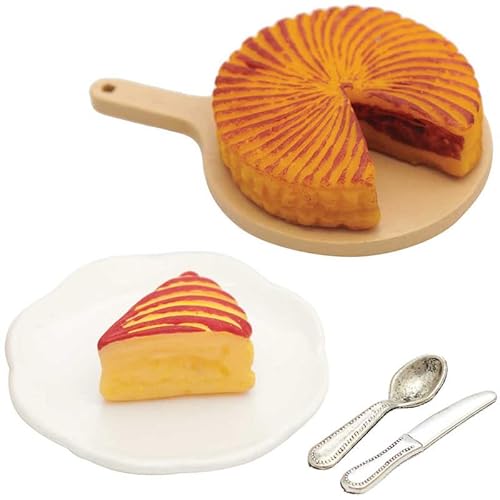 Miniaturen für Puppenhäuser und Wichtelstuben oder Geschenkgutscheine · DIY Miniwelt · Kuchen Set, 6-teilig von miamiXa