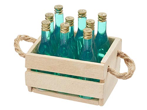 Miniaturen für Puppenhäuser und Wichtelstuben oder Geschenkgutscheine · DIY Miniwelt · Weinkiste ca. 4 cm von miamiXa